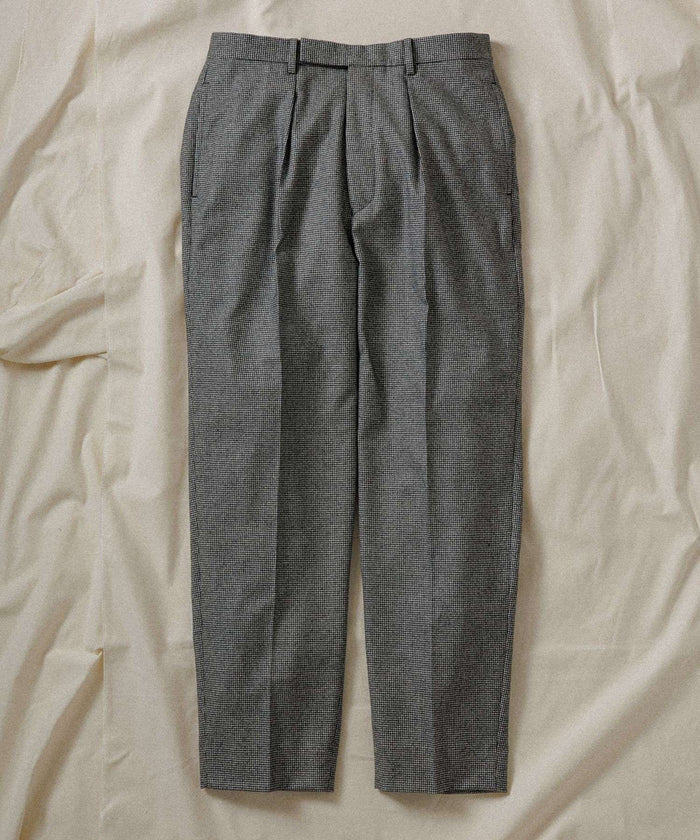 WILD LIFE TAILOR / HOUNDTOOTH TAPERD PANTS